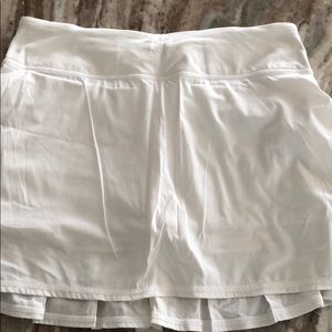 White Pacesetter Lululemon Skirt